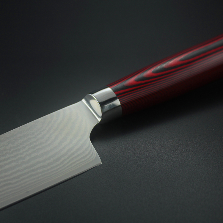 Langda Japanese damascus steel chef cooking knife
